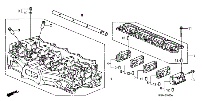 CIVIC SEDAN CYLINDER HEAD (1.8L)
