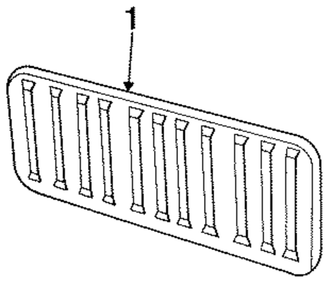 Bronco INTERIOR TRIM - TAIL GATE