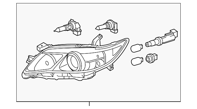 81110-06500 Деталь HEADLAMP ASSY, RIGHT