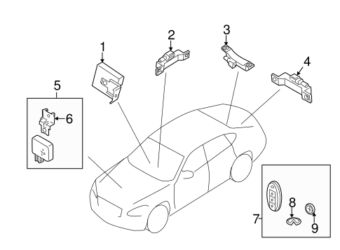 M35h KEYLESS ENTRY COMPONENTS