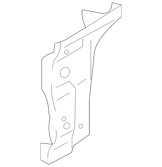 5873257L00 Деталь FRONT EXTN, LEFT