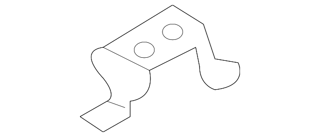 5928557L00 Деталь FENDER MTG BKT, LEFT