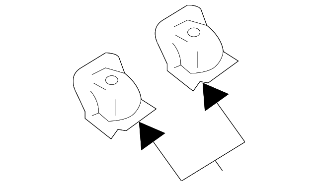 5861557L00 Деталь ENGINE BRACKET, RIGHT