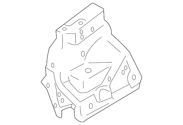5833057L00 Деталь APRON PANEL, RIGHT