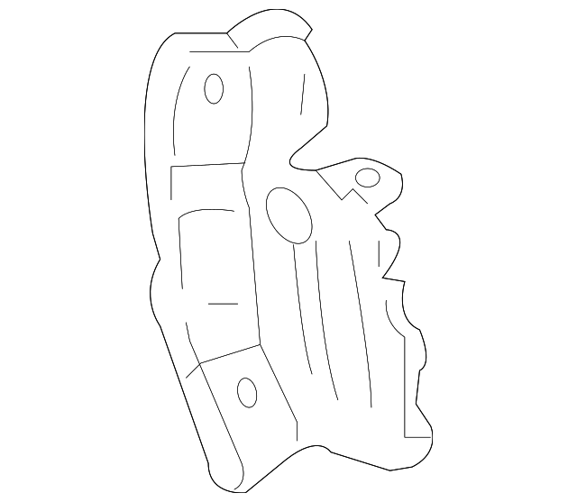 5843557L00 Деталь APRON REINF, LEFT