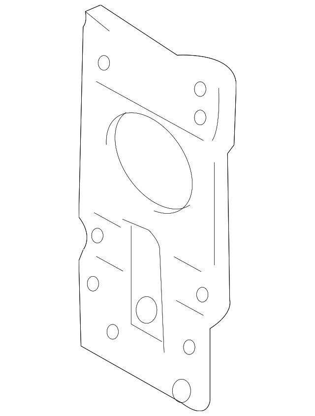 5861257L00 Деталь BUMPER BRACKET, RIGHT