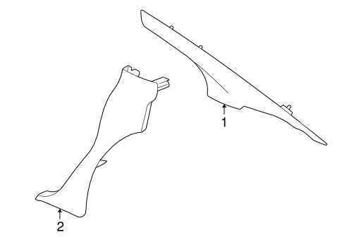 Concorde INTERIOR TRIM - QUARTER PANELS