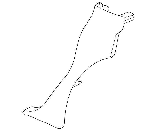 LL92XDVAC Деталь LOWER TRIM PANEL, RIGHT