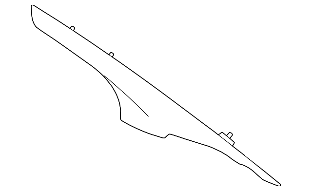 LL90TL2AE Деталь UPPER TRIM PANEL, RIGHT
