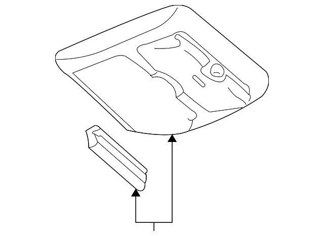 3L8Z-78519A70-BAA Деталь OVERHEAD CONSOLE