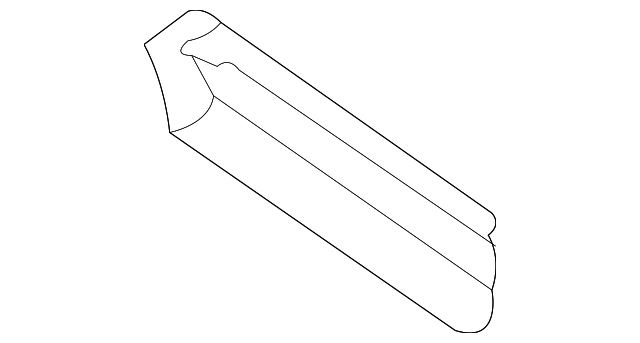 YL8Z78061A52AA Деталь OVERHEAD CONSOLE BUMPER
