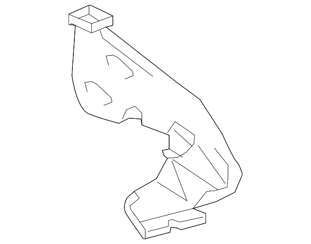 87216-0C070 Деталь FLOOR DUCT, LEFT