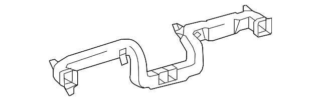 55843-0C050 Деталь HEATER DUCT