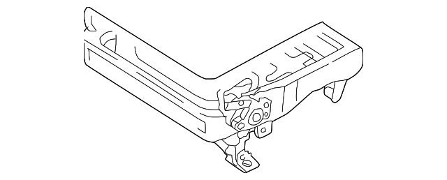 64100FE031 Деталь LOWER FRAME, LEFT