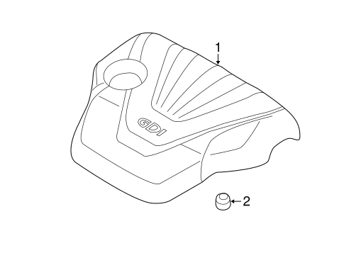 Forte Koup ENGINE APPEARANCE COVER
