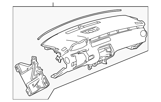 92242672 Деталь INSTRUMENT PANEL
