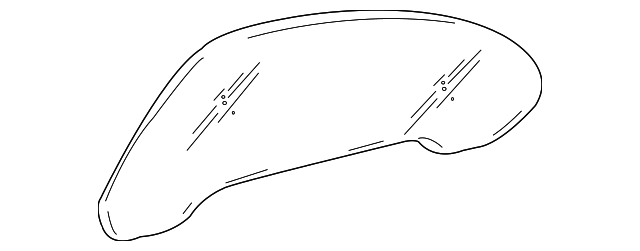 10403190 Деталь DOOR GLASS, RIGHT