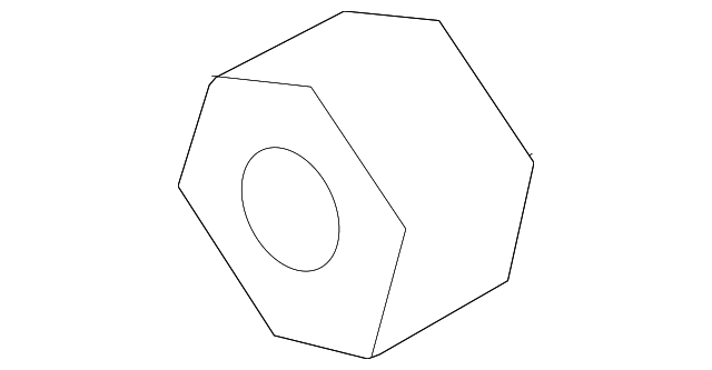 6107173AA IMPACT BAR NUT