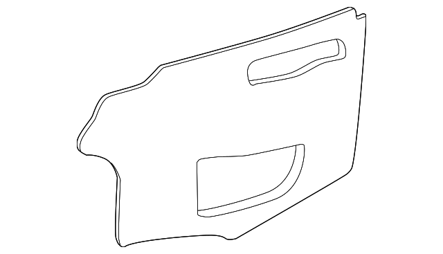 67832-21030 Деталь WATER SHIELD, LEFT