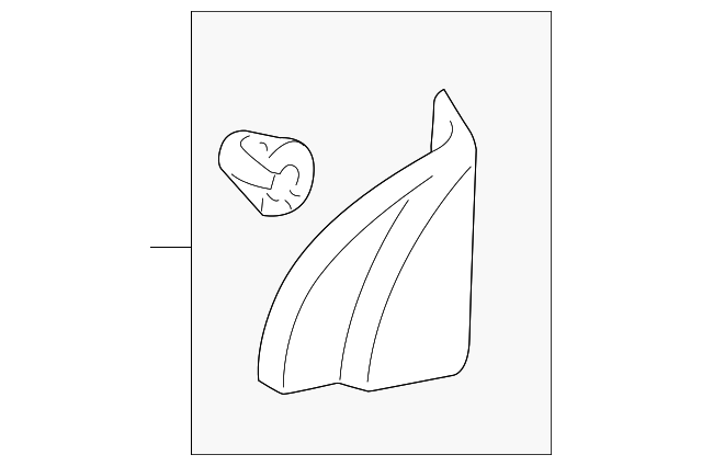67492-21080-B0 Деталь CORNER COVER, LEFT