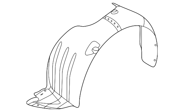 86811-3Y500 FENDER LINER, LEFT