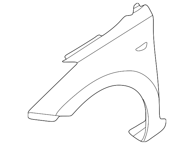 66311-3X000 FENDER, LEFT