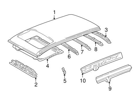 RAV4 ROOF & COMPONENTS