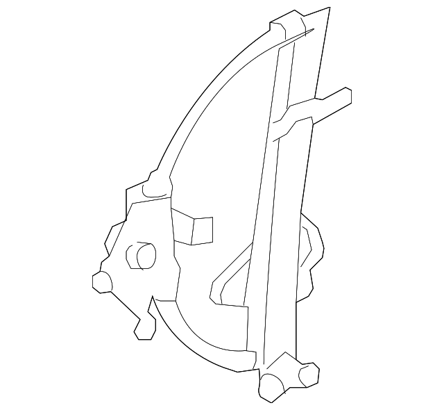72712-SAA-J02 Деталь REGULATOR ASSY., R. RR. DOOR