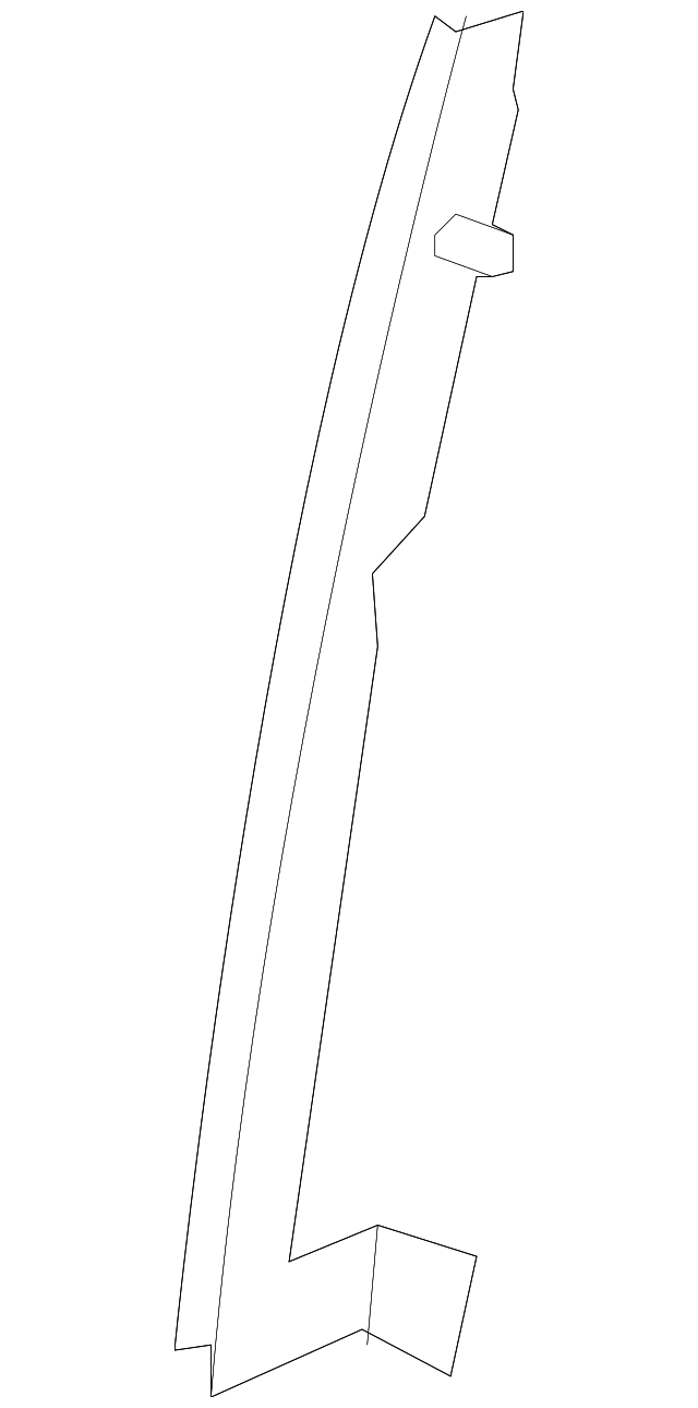 72731-SAA-J01 Деталь SASH, R. RR. DOOR (LOWER)