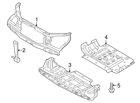 Borrego RADIATOR SUPPORT