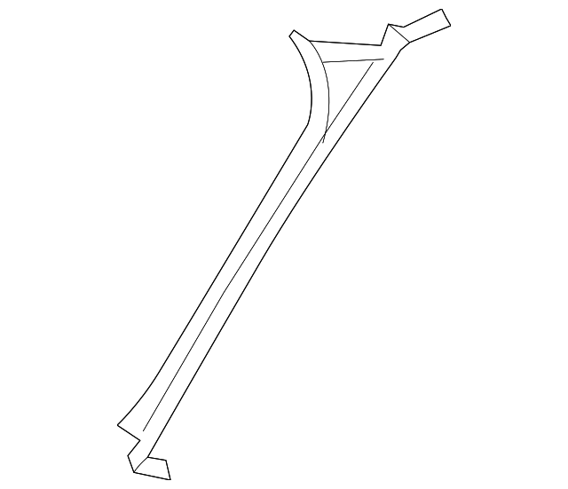 68084353AA Деталь TROUGH EXTENSION, LEFT