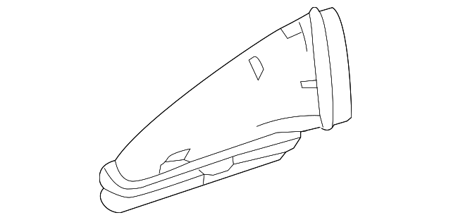 1J623-5K1-000 Деталь DUCT, R. AIR INLET (LOWER)