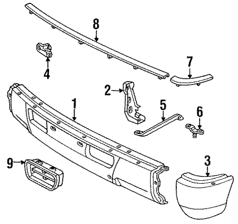 Land Cruiser BUMPER & COMPONENTS - FRONT