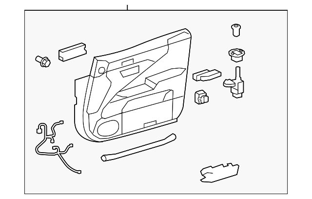 67610-50N10-03 Деталь DOOR TRIM PANEL, RIGHT