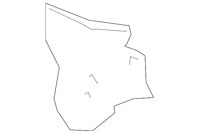 4F9-809-613 Деталь UPPER REINF, LEFT