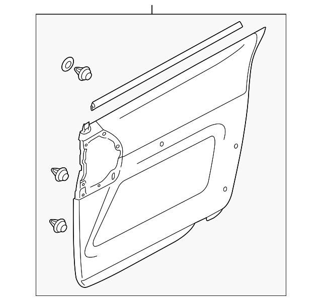 CC43-68-520G-02 Деталь DOOR TRIM PANEL, RIGHT