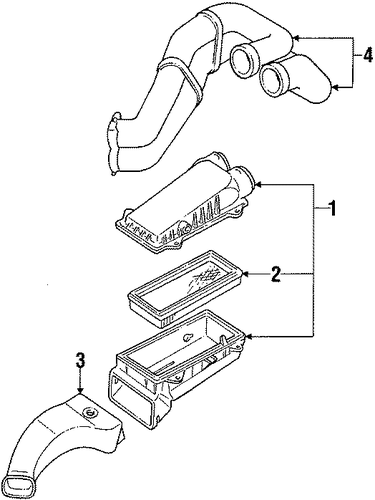 E-250 Econoline AIR INLET