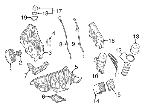 E550 ENGINE PARTS