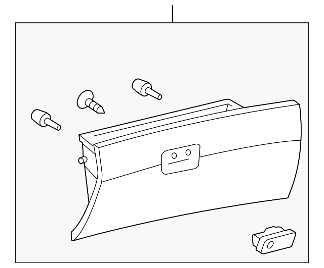 55550-AE010-E0 Деталь GLOVE BOX DOOR