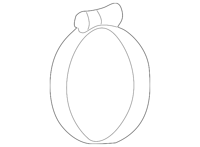 AJ03-13-735 Деталь OUTLET TUBE CLAMP