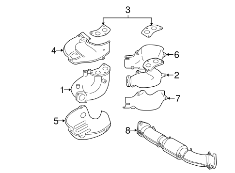 Impreza EXHAUST COMPONENTS 2