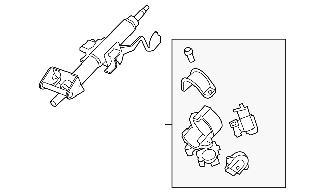 3710078J01 Деталь STEERING LOCK