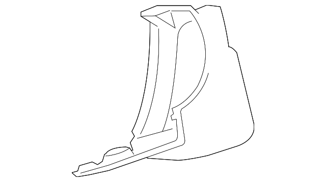 4843078J02 Деталь LOWER COVER, RIGHT