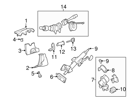 XL-7 ANTI-THEFT COMPONENTS