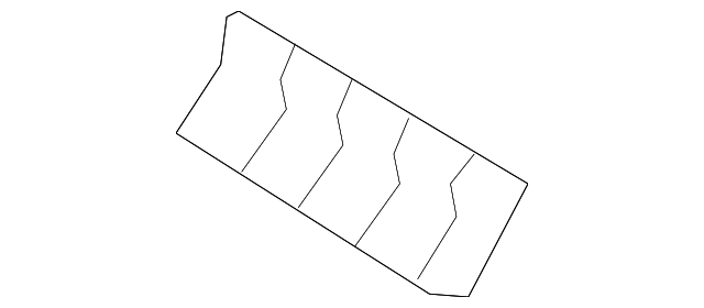 B79231A60A Деталь VENT GRILLE, LEFT