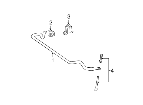 F-150 STABILIZER BAR & COMPONENTS 2