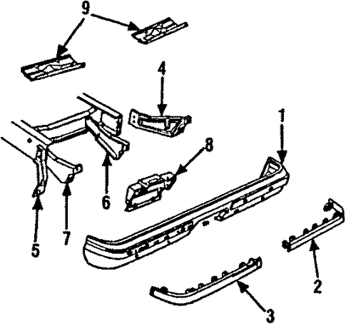 V10 BUMPER ASSEMBLY - REAR 2