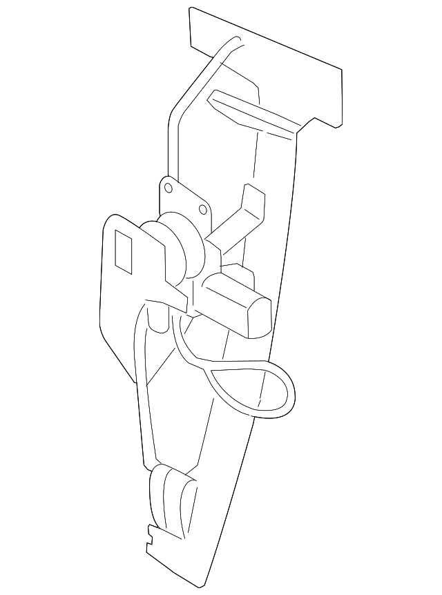 4589171AD Деталь REGULATOR, LEFT