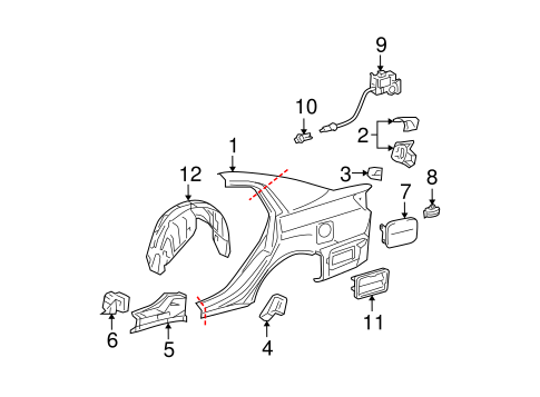Avalon QUARTER PANEL & COMPONENTS