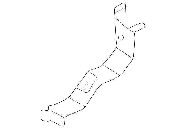64115-3E310 Деталь SIDE SUPPORT, LEFT